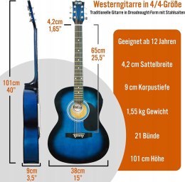 Gitara klasyczna 3rd Avenue STX10ABBPK2