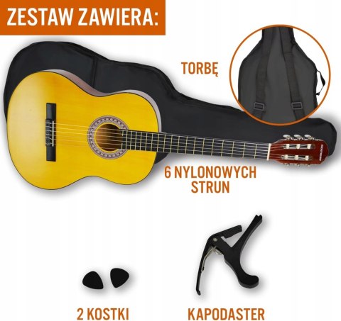 Gitara klasyczna Rocketmusic XF201EN