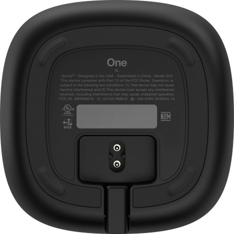 Głośnik przenośny Sonos One SL czarny 0 W