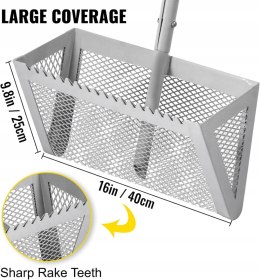 Grabie do piasku VEVOR, grabie plażowe o długości 52 cali