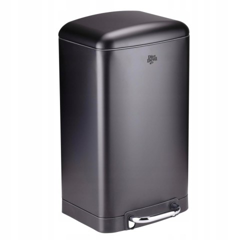 Kosz na śmieci z pedałem Dirt Devil 20l Czarny