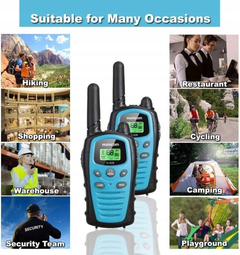 Krótkofalówka HUNICOM H-628 Niebieska