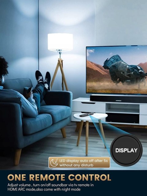 Meredo D47CH-6 Soundbar 2.1 150W z wbudowanym subwooferem 71cm