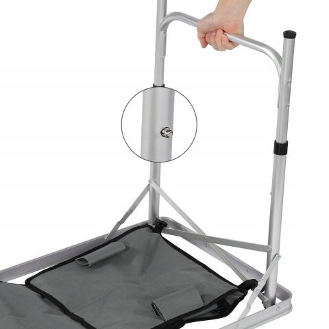 Stół turystyczny Vevor 47 x 120 x 70 cm szary