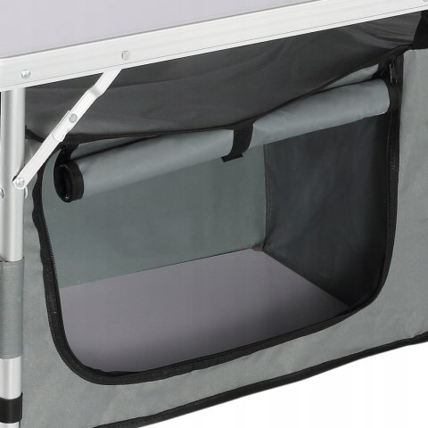 Stół turystyczny Vevor 47 x 120 x 70 cm szary