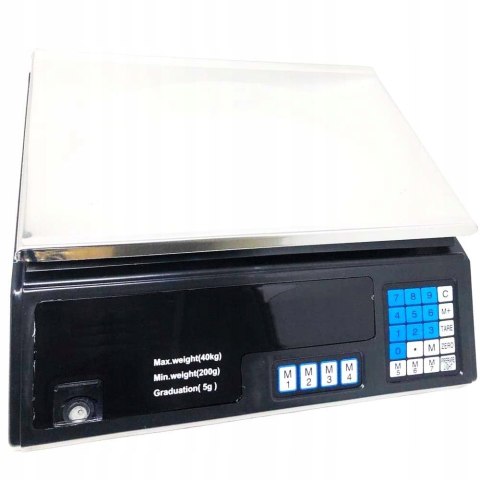 Waga GC wielofunkcyjna do żywności o maksymalnym obciążeniu 40kg