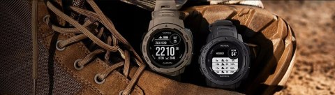 Zegarek sportowy Garmin Instinct Tactical Edition brązowy