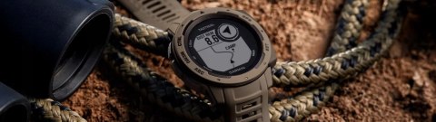 Zegarek sportowy Garmin Instinct Tactical Edition brązowy