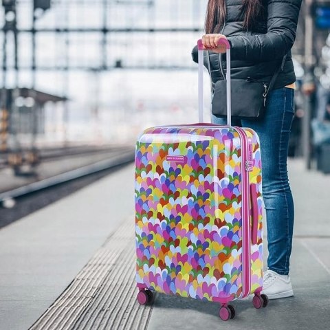 AGATHA RUIZ DE LA PRADA Walizka twarda średnia poliwęglan 64 l