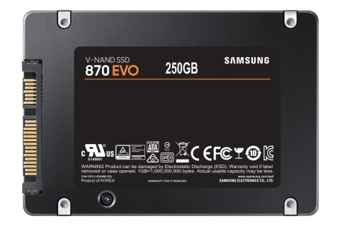 Dysk SSD Samsung 870 EVO 250GB 2,5" SATA III