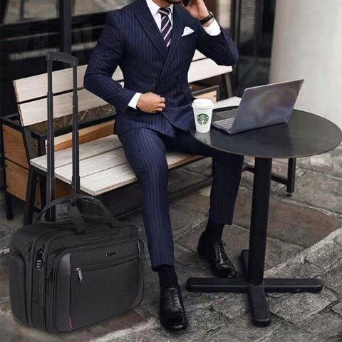 EMPSIGN torba na laptopa poliester czarna