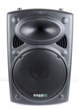 Głośnik przenośny Ibiza Sound PORT15UHF-BT czarny 800 W
