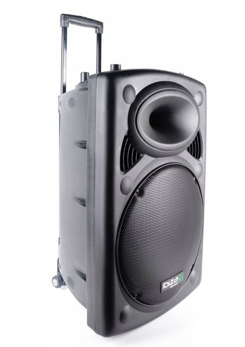 Głośnik przenośny Ibiza Sound PORT15UHF-BT czarny 800 W
