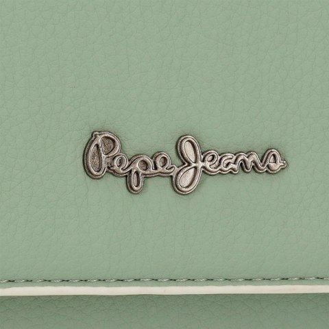 Pepe Jeans torebka shopper skóra ekologiczna zielony