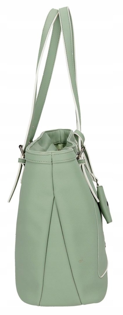 Pepe Jeans torebka shopper skóra ekologiczna zielony