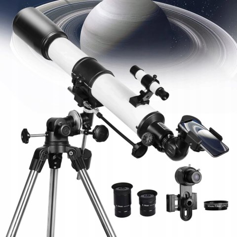 Teleskop astronomiczny Solomark F70080EQ 80 mm montaż EQ