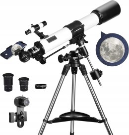 Teleskop astronomiczny Solomark F70080EQ 80 mm montaż EQ