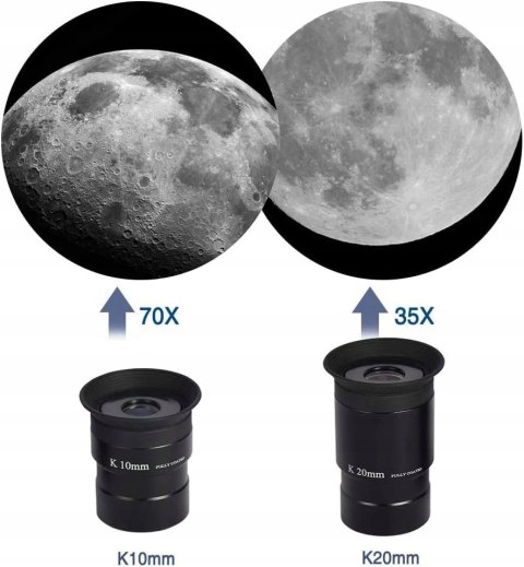 Teleskop astronomiczny Solomark F70080EQ 80 mm montaż EQ