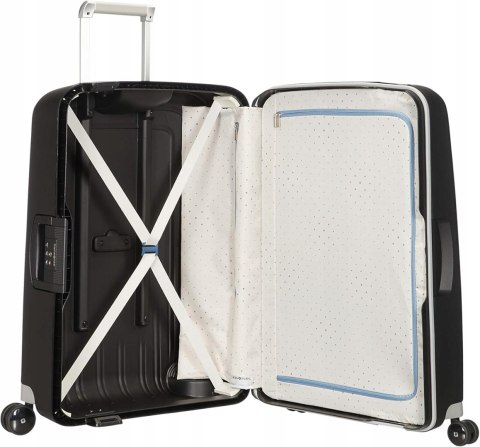 Walizka Samsonite S'CURE duża 69cm 79Lczarny polipropylen