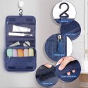 AiQInu składana kosmetyczka do zawieszenia uniseks niebieska