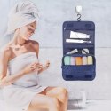 AiQInu składana kosmetyczka do zawieszenia uniseks niebieska