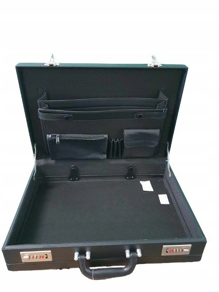 Alassio teczka aktówka Czarny, 33 x 44.5 x 10 cm