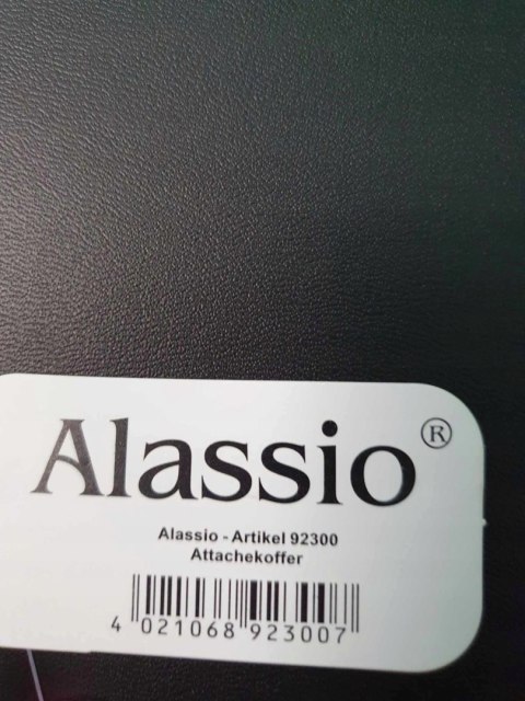 Alassio teczka aktówka Czarny, 33 x 44.5 x 10 cm