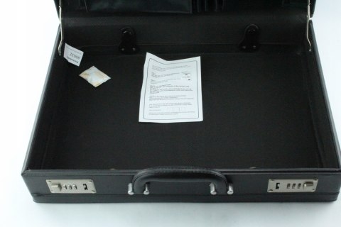 Alassio teczka aktówka Czarny, 33 x 44.5 x 10 cm