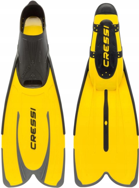 Cressi Agua Fins Płetwy do nurkowania i pływania ,Yellow ,43/44 ,CA206343