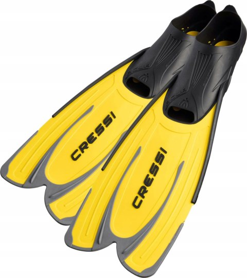 Cressi Agua Fins Płetwy do nurkowania i pływania ,Yellow ,43/44 ,CA206343
