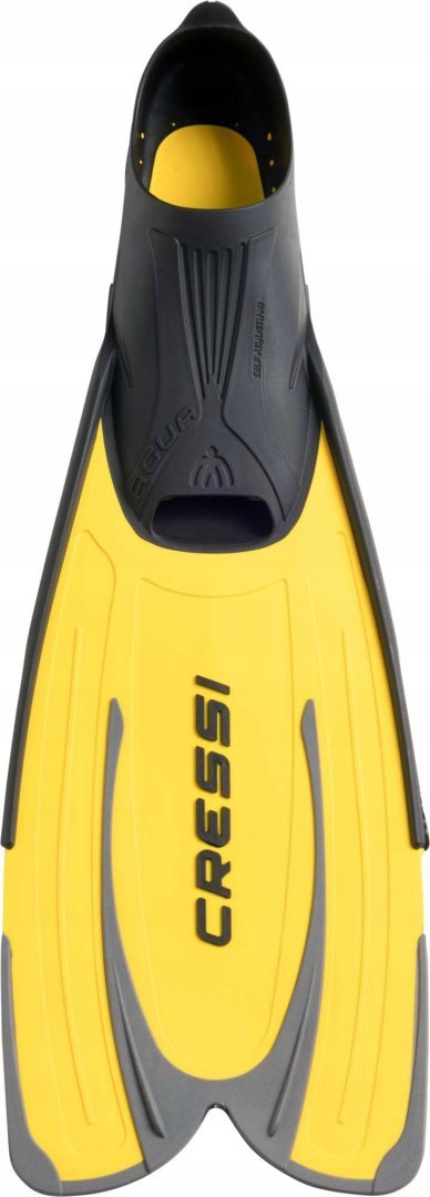 Cressi Agua Fins Płetwy do nurkowania i pływania ,Yellow ,43/44 ,CA206343