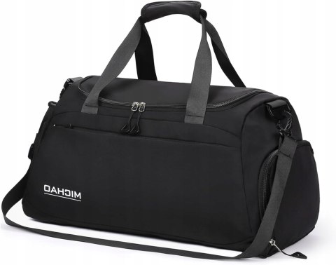 Damcyer torba sportowa pojemna z kieszenią na buty 48 x 23 x 27 cm
