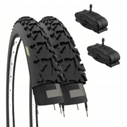 Ecovelo 2 Opony MTB 26 x 1.90 (50-559) + dętki do rowera górskiego 26