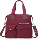HUA ANGEL Torebka Damska Na Ramię Wodoodporna Czerwona Praktyczna