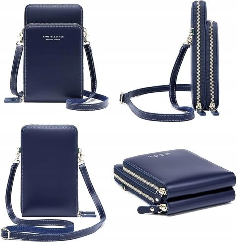 INF Damska torba na telefon komórkowy z trzema uchwytami i jednym ramieniem