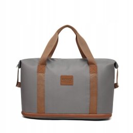 KONO TORBA PODRÓŻNA KABINOWA 36L 40x25x30 SZARY-BRĄZOWY