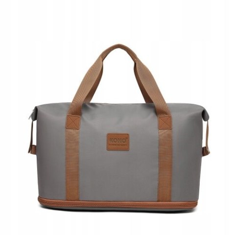 KONO TORBA PODRÓŻNA KABINOWA 36L 40x25x30 SZARY-BRĄZOWY