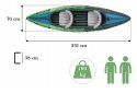 Kajak Pneumatyczny INTEX Challenger K2 2-sobowy 351cm 68306