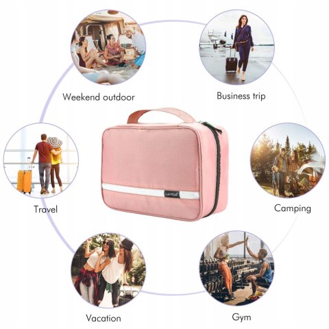 Kosmetyczka Carttiya S1FZ duża wisząca rozkładana