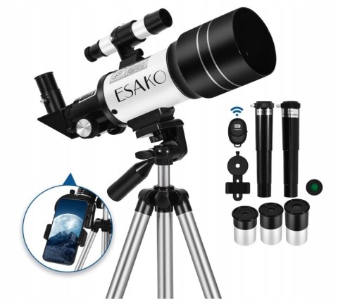 Teleskop astronimoczny ESAKO obiektyw 300/70mm