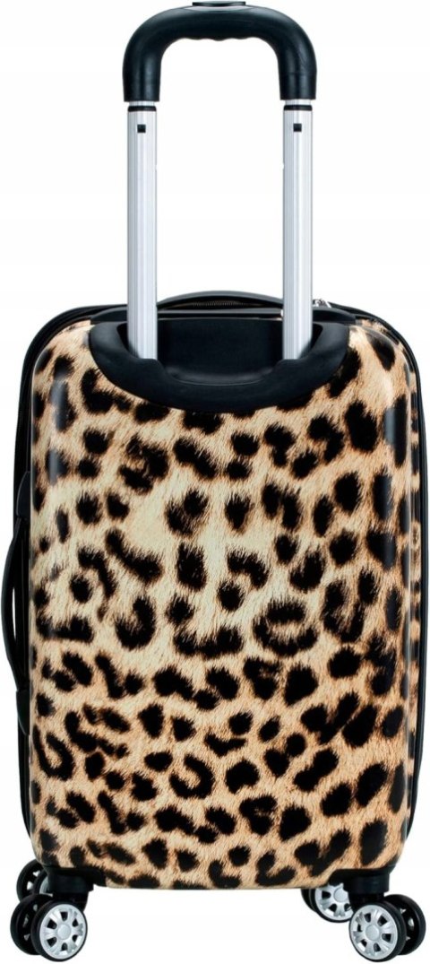 Walizka kabinowa Rockland Safari twarda poliwęglan 56x13x23 cm panterka