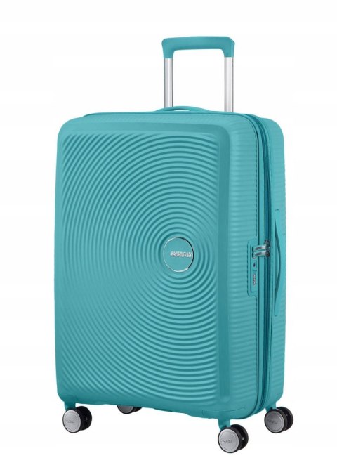 American Tourister Walizka twarda średnia polipropylen turkus 67cm 71.5/81L