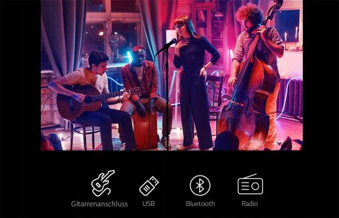 DUŻY MOCNY GŁOŚNIK LG RNC9 XBOOM 1800W BLUETOOTH 2xUSB RADIO KARAOKE