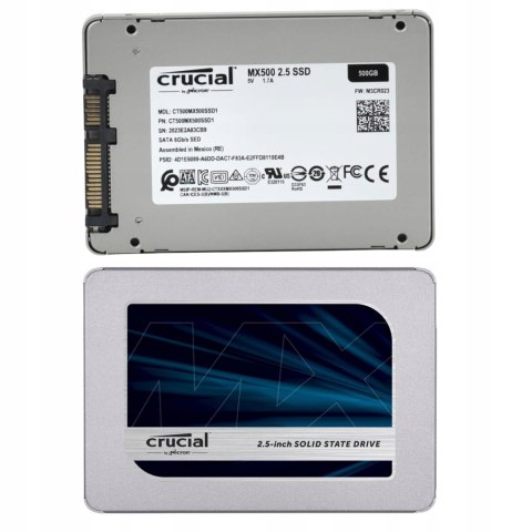 Dysk SSD Crucial MX500 1TB 2,5" SATA III CT1000MX500SSD1