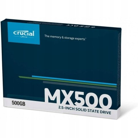 Dysk SSD Crucial MX500 500GB 2,5" SATA III CT500MX500SSD1