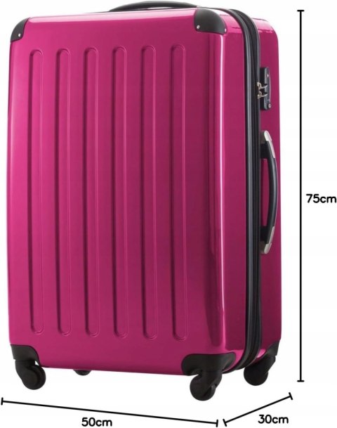 Hauptstadtkoffer Alex Walizka twarda duża Różowy 75 cm, 119 Litry, ABS