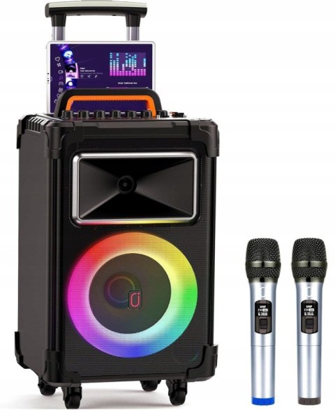 JYX Maszyna do karaoke, urządzenie do karaoke z 2 mikrofonami