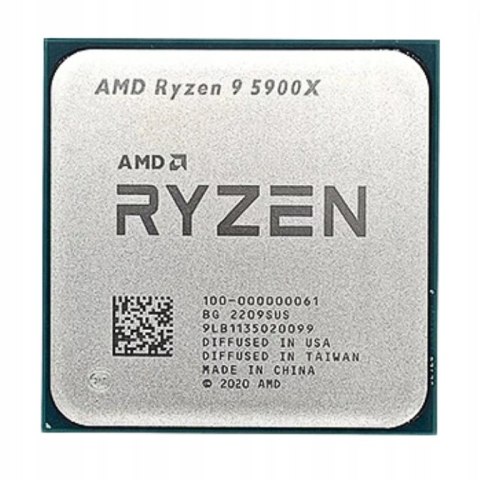 Procesor AMD Ryzen 9 5900X, 12 rdzeni, 24 wątki, 3,7 GHz, AM4, 64 M