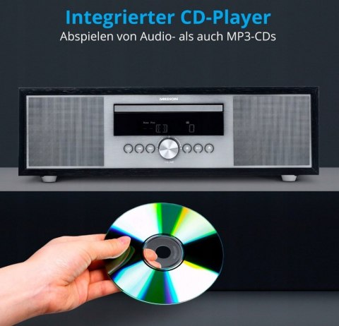 RADIO SIECIOWE MEDION MD44125 BLUETOOTH DAB+ FM MP3 USB CD DŹWIĘK STEREO