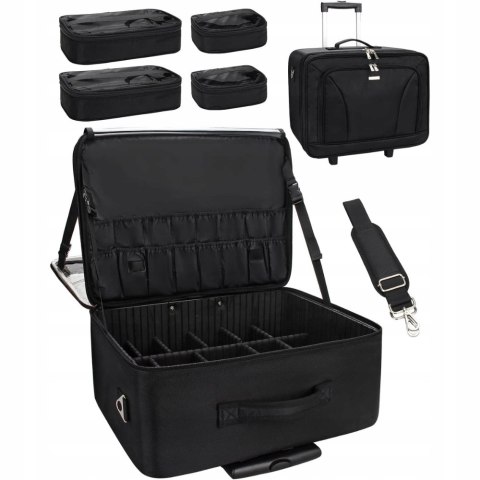 Relavel Duży Organizer Kosmetyczny na Kółkach - Walizka na Kosmetyki